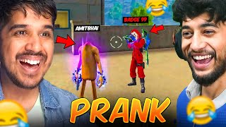 I PRANKED BADGE 99 IN FREE FIRE 🔥🔥🔥