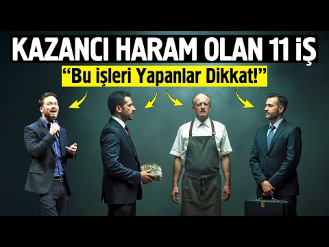 Kazancı Haram Olan 11 İŞ. Bu İşleri Yapanlar Dikkat.!