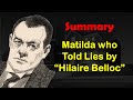 Consequences of Lying in Matilda