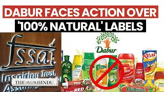 YouTube video thumbnail: Explained: Why Fssai has Cracked Down on Dabur's '100%' Product Claims