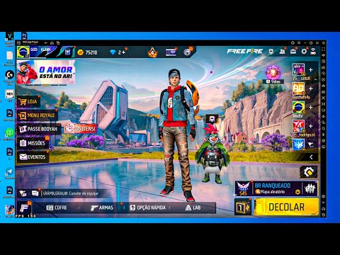 DESCOBRIR O MELHOR EMULADOR DE FREE FIRE PARA PC FRACO! DESEMPENHO + ALTO FPS!
