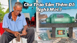 Cha Ruột Chị Thảo Sắm Thêm Đồ Nghề Mới Cho Lò Rèn Tốt Hơn.#xuânthảo 