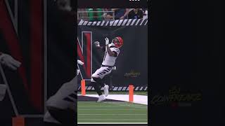 Ja'Marr Chase Bengals wide receiver insane 32 yard Touchdown catch! #cincinnatibengals #nfl