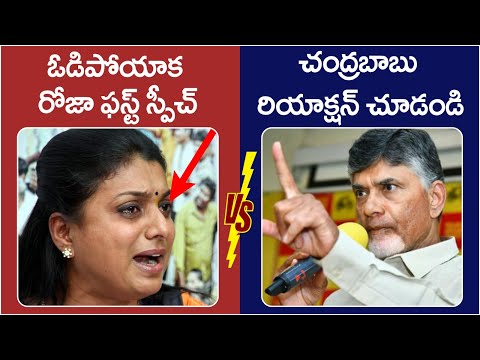 Chandrababu Naidu Reaction On RK Roja | Nagari | AP Election Results 2024 | AP Politics | Yuvagalam