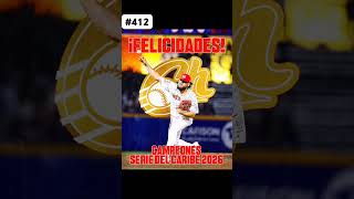#412 Charros de Jalisco campeones de La Serie del Caribe. Felicitaciones.