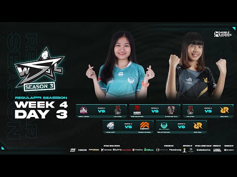 RRQ MIKA VS BELLETRON ERA | WOMAN STAR LEAGUE S3 REGULAR SEASON WEEK 4 DAY 3