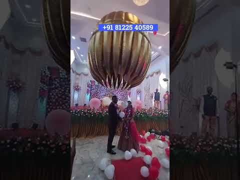 Balloon Shower New Concept Wedding Entertainment +91 81225 40589 India