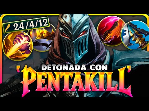 💀¡¿PENTAKILL?! ASÍ usé a *ZED JUNGLA* con la ESTRATEGIA DEFINITIVA que CARREA 100% SIN EQUIPO