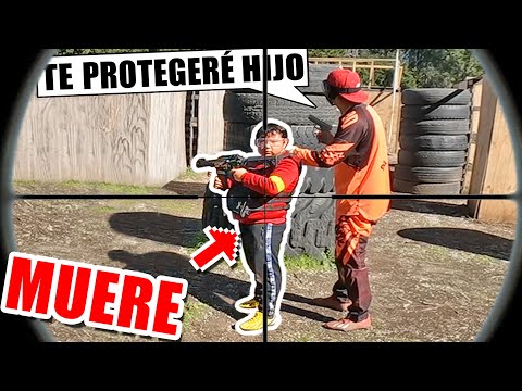 DESTRUYO FAMILIA con mi LANZAGRANADAS❗️😂 ▬ Yio Airsoft Gameplay 🔥