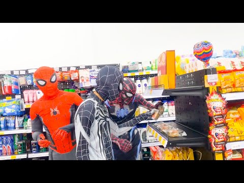 Spider-man go to the market and vfx animation  #spiderman
