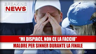 MALORE SINNER in finale a Cincinnati: cosa è successo davvero!