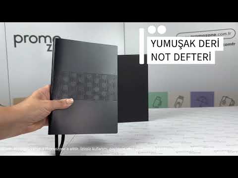 Geometrik Desenli Termo Deri Defter ve Roller Kalem Kutulu Hediye Seti Promozone