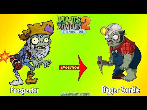 Pvz 2 Discovery - All Zombie Evoluton NOOB - PRO version