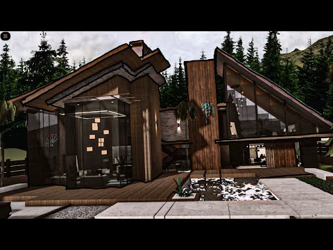 Bloxburg: Warm Modern House | House Build | Roblox