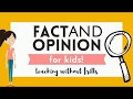 Distinguishing Facts from Opinions