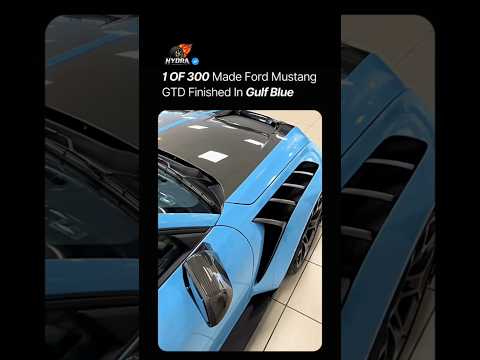 1 OF 300 Made Ford Mustang GTD Finished In Gulf Blue🔥🔥 #mustanggtd  #mustang #carguy