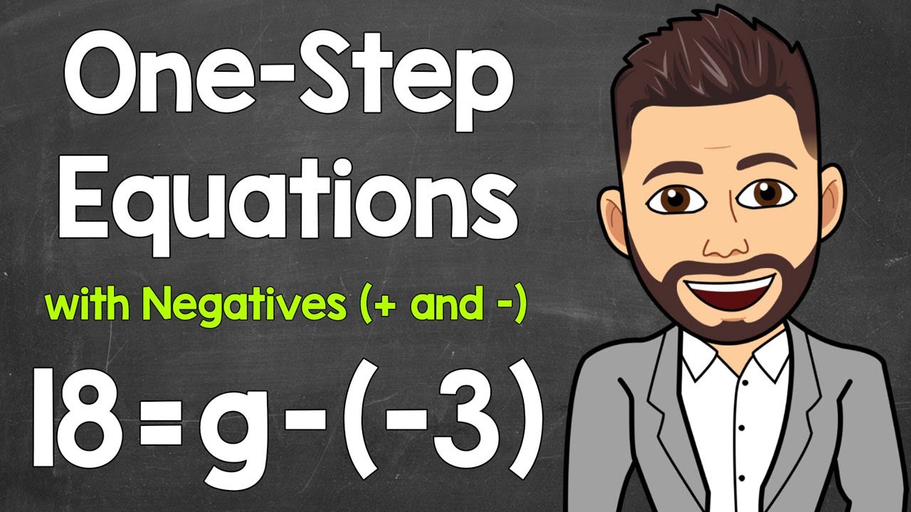 Solving One-Step Equations with Negatives