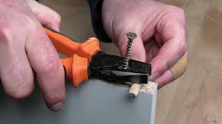 How to Remove Broken Wood Dowels. Sometimes You Need Double Leverage