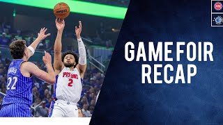 Game 4 Recap: Pistons vs. Magic