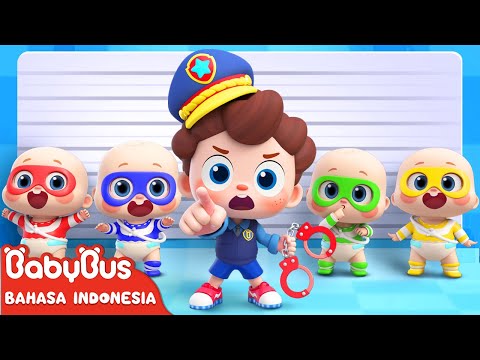 Pencuri Warna-warni Ditangkap Polisi🚓🌈 | Lagu Anak-anak | Ayo ! Neo | BabyBus Bahasa Indonesia