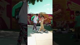 She taught me some shuffle moves 😍