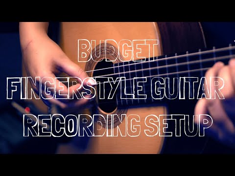 Budget Fingerstyle Guitar Recording Setup - Zoom H4n Pro Portable Recorder Test