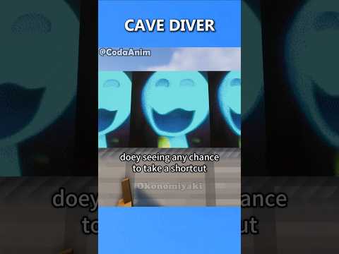 CAVE DIVER ( Poppy Playtime Chapter 4 Animation ) | Minecraft Map Animation