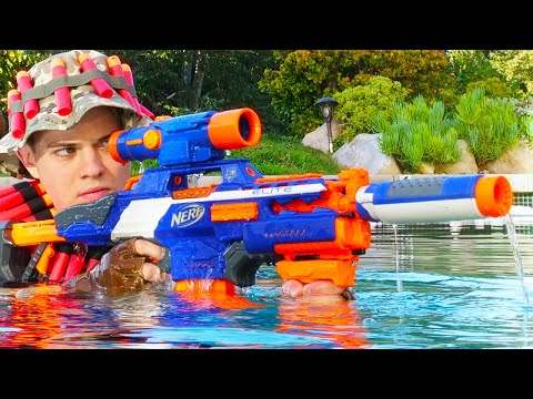 Nerf War: Million Subscribers Battle 4