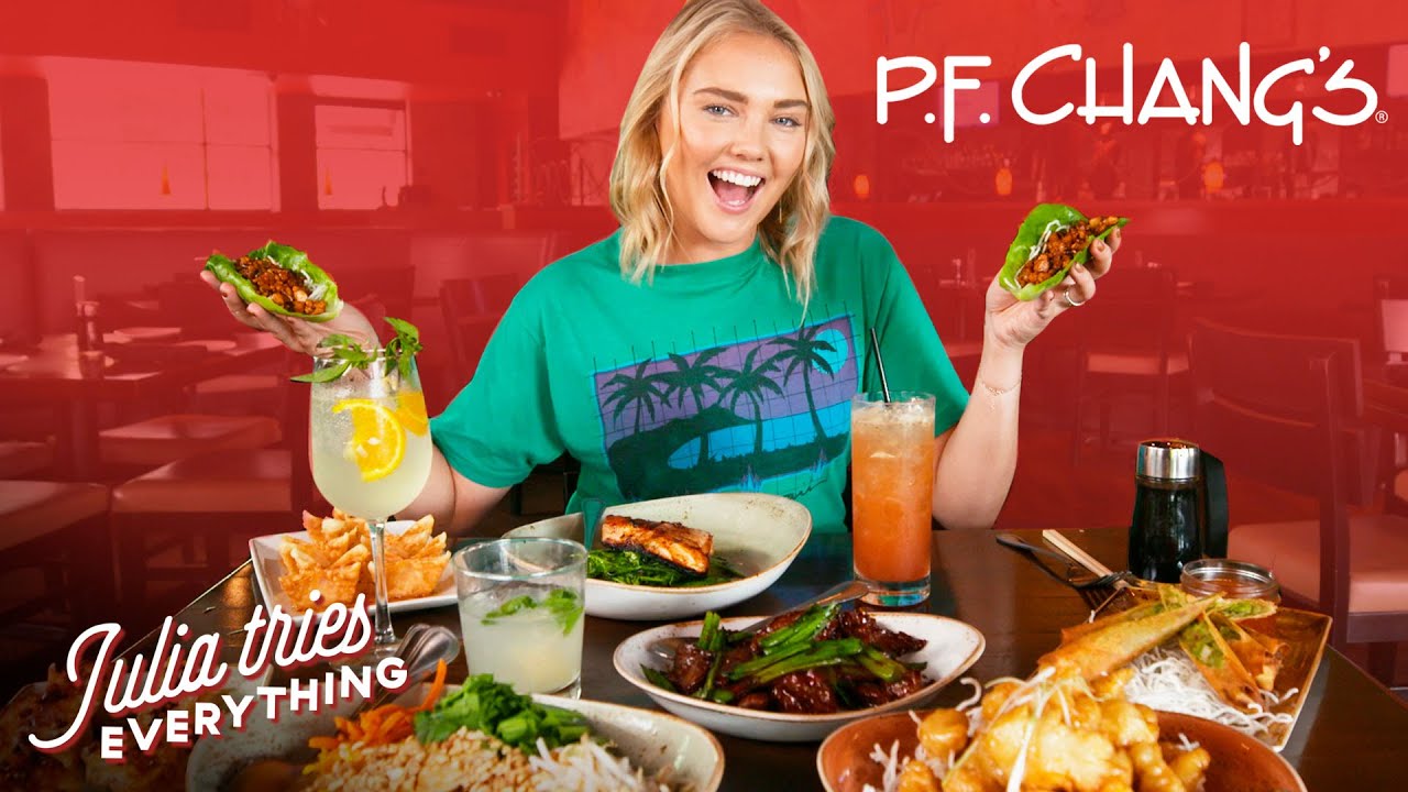 Trying ALL Of P. F. Chang's Most Popular Menu Items