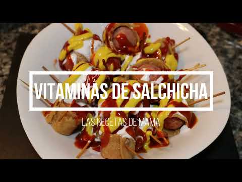 Botana de Salchichas envueltas en tortilla / Vitaminas de Salchichas