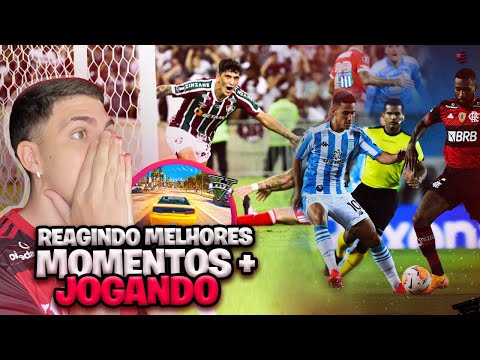 LIVE ON: REAGINDO MELHORES MOMENTOS FUTEBOL E GASTANDO!