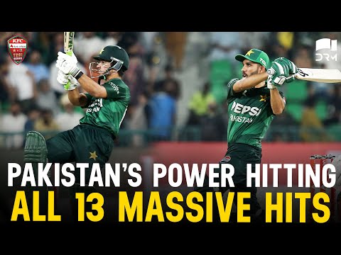 All 13 Sixes from Pakistanโs Explosive Innings | Pakistan vs Bangladesh | 3rd T20I, 2025 | M3P1K