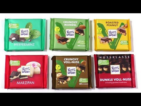 Ritter Sport Vegan Nut Flavors