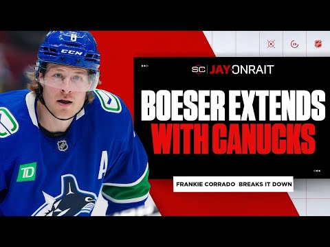 How surprising is it that Boeser stayed in Vancouver?