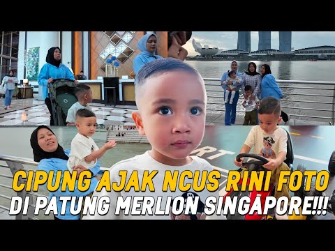 KEJADIAN DIBALIK FOTO VIRAL CIPUNG DI PATUNG MERLION SINGAPORE!!! BIKIN GABERENTI NGAKAK!!!