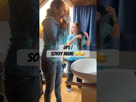 Ups 🙈 sorry Mami 😅#mutter #tochter #horse #girls #ups #bittelächeln #funny #fun