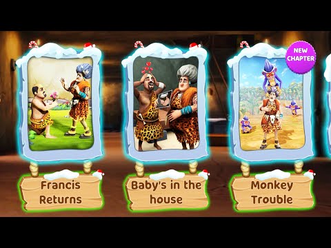 Scary Teacher StoneAge New Levels Francis Return, Baby in The House, Monkey trouble