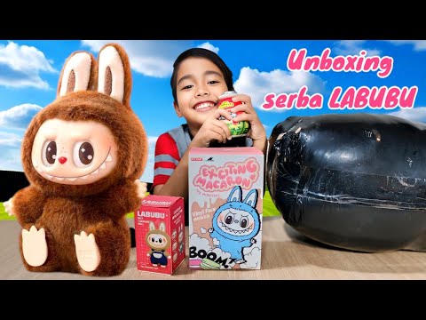 Unboxing serba LABUBU sambil minum susu semangka | unboxing paket episode - 6 #labubu