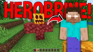 How to Summon HEROBRINE in Minecraft!