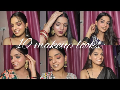 10 makeup looks ✨️