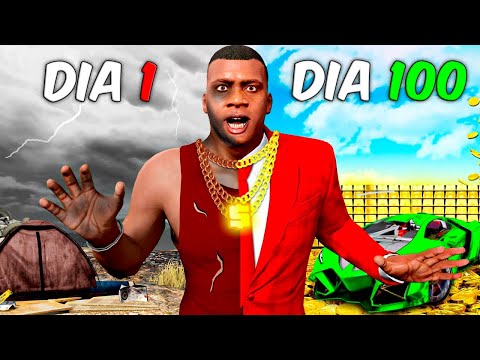 SOBREVIVÍ 100 DÍAS como POBRE en GTA 5