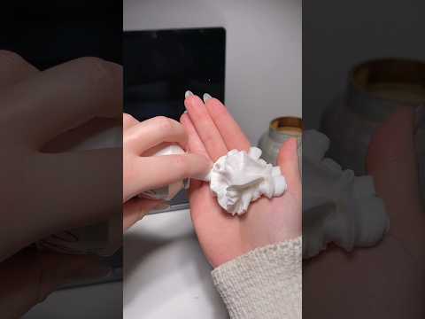 ASMR SELF CARE NIGHT PT. 2 ☁️ #asmr #selfcare #short