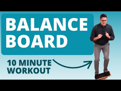 3 Advanced Balance Board Exercises: REAL TIME Workout