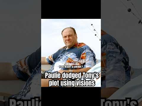 Paulie dodged Tony's plot using visions#thesopranos #shorts #shortvideo #series #fouryou