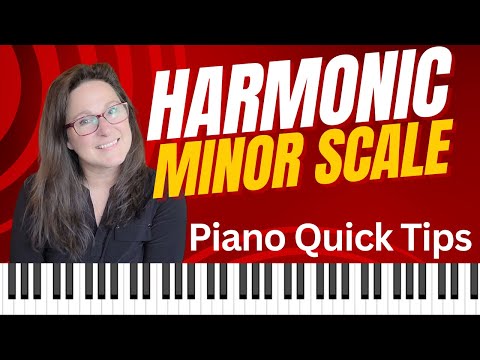 What is a Harmonic Minor Scale? - How to form and play harmonic minors  on piano.