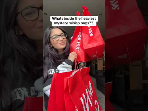 😱 UNBOXING THE HEAVIEST MYSTERY MINISO BAG?