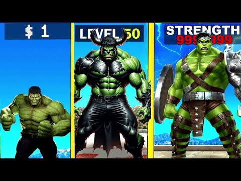 GTA 5 : Who is the Real HULK !!! 1 dollar hulk vs 10000000 dollar Hulk