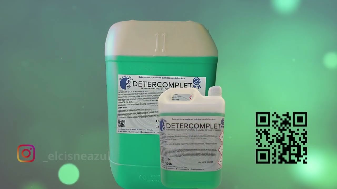 Video Detergentes Industriales para Ropa de El Cisne Azul