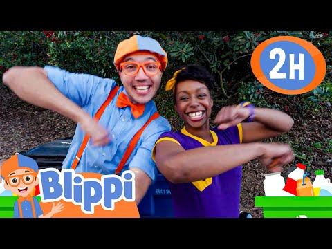 Blippi and Meekah Celebrate Earth Day! | Blippi Painting for Kids  | Moonbug Kids - Art for Kids 🖌️