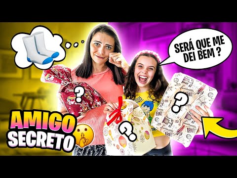 PRESENTE SECRETO / 100 REAIS E UMA MISSÃO *ela não gostou ?* #trend #amigosecreto